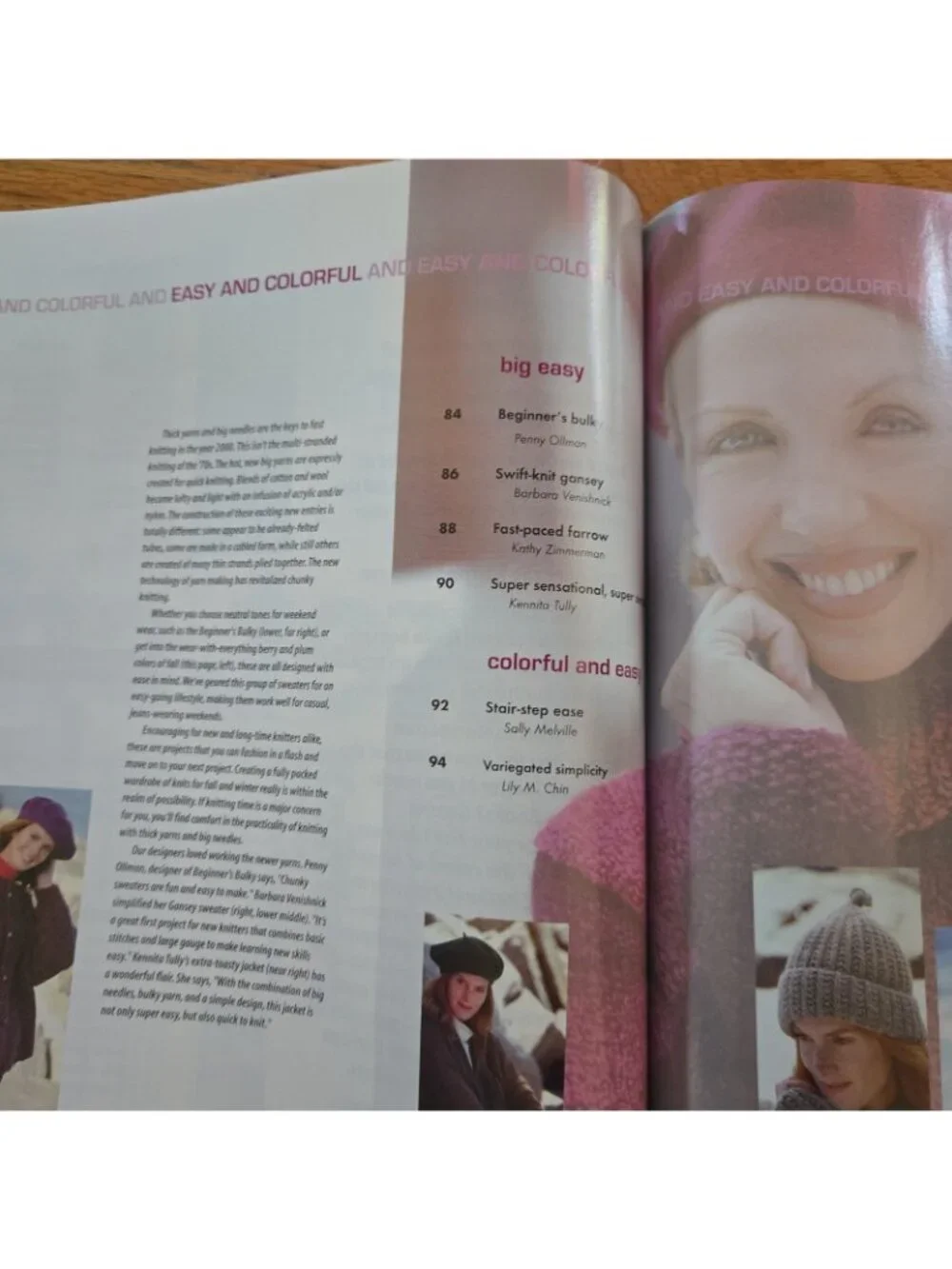 Knitter's Magazine Fall 2000 Number 60 Sweater patterns Adult Surprise Jacket